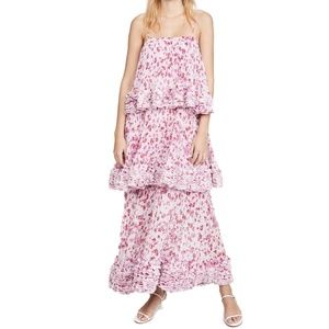 AMUR Nicola Dress in Frozen Rose Pressed Floral (NWT)